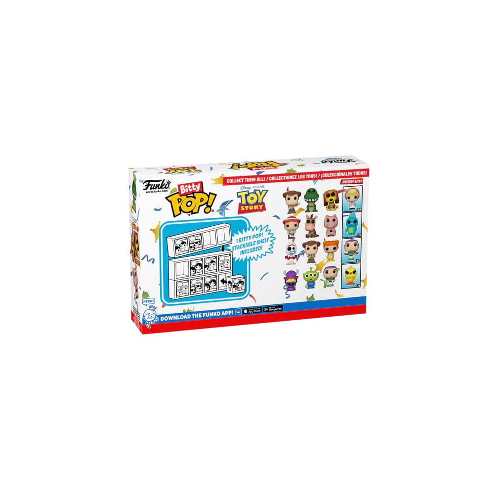 Toy Story pack 4 figurines Bitty POP! Vinyl Woody 2,5 cm