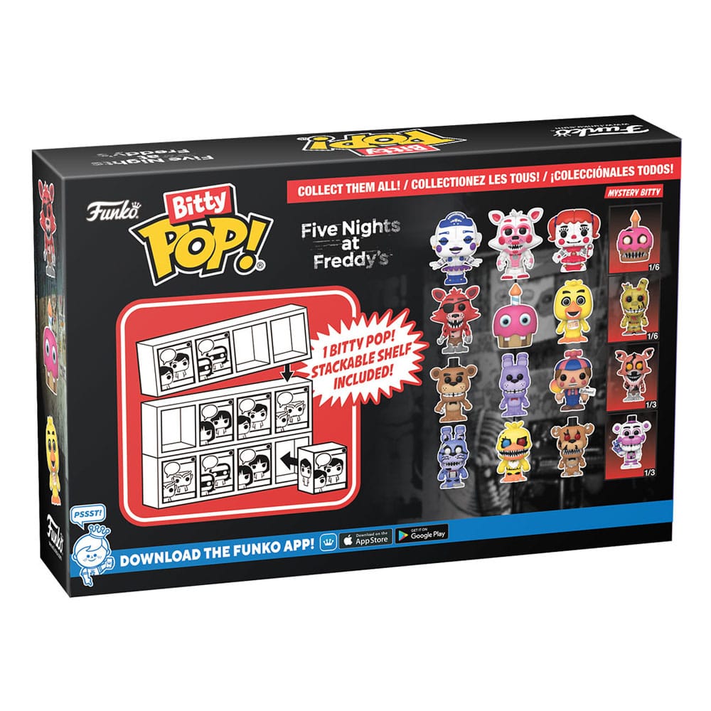 Five Nights at Freddy's pack 4 figurines Bitty POP! Vinyl Freddy 2,5 cm