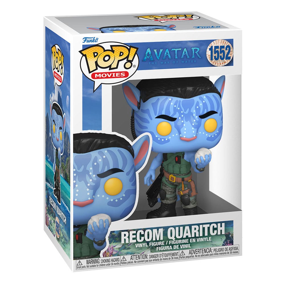Avatar : La Voie de l'eau POP! Movies Vinyl figurine Recom Quaritch 9 cm