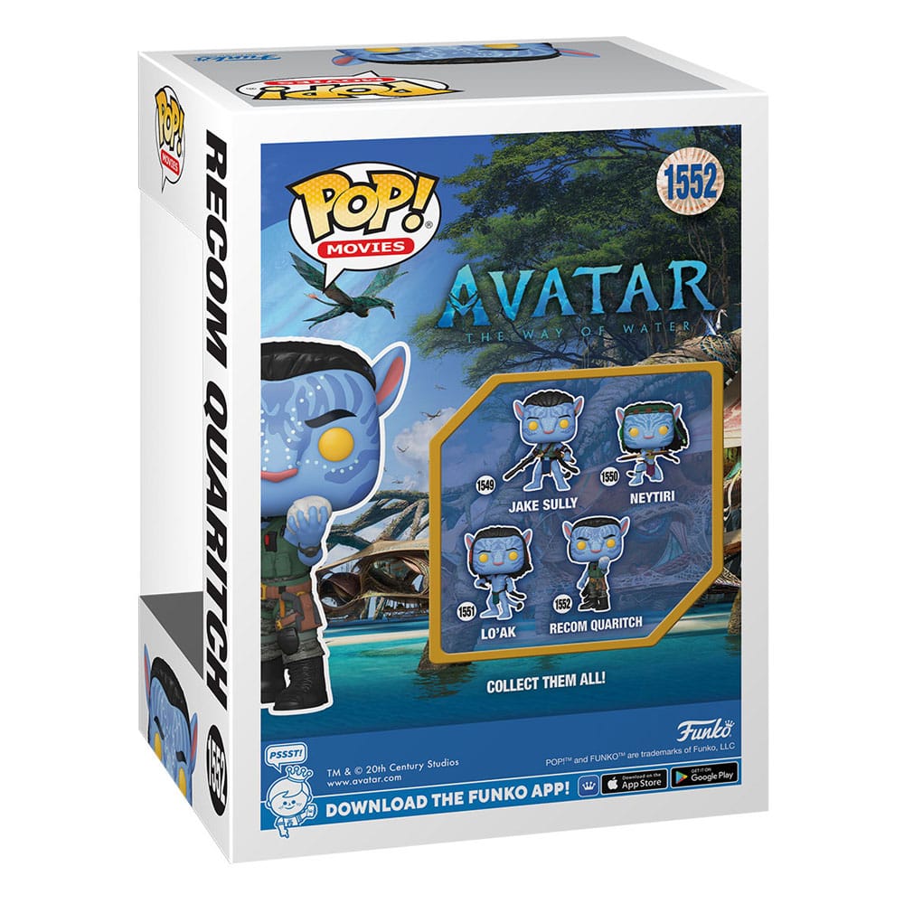 Avatar : La Voie de l'eau POP! Movies Vinyl figurine Recom Quaritch 9 cm