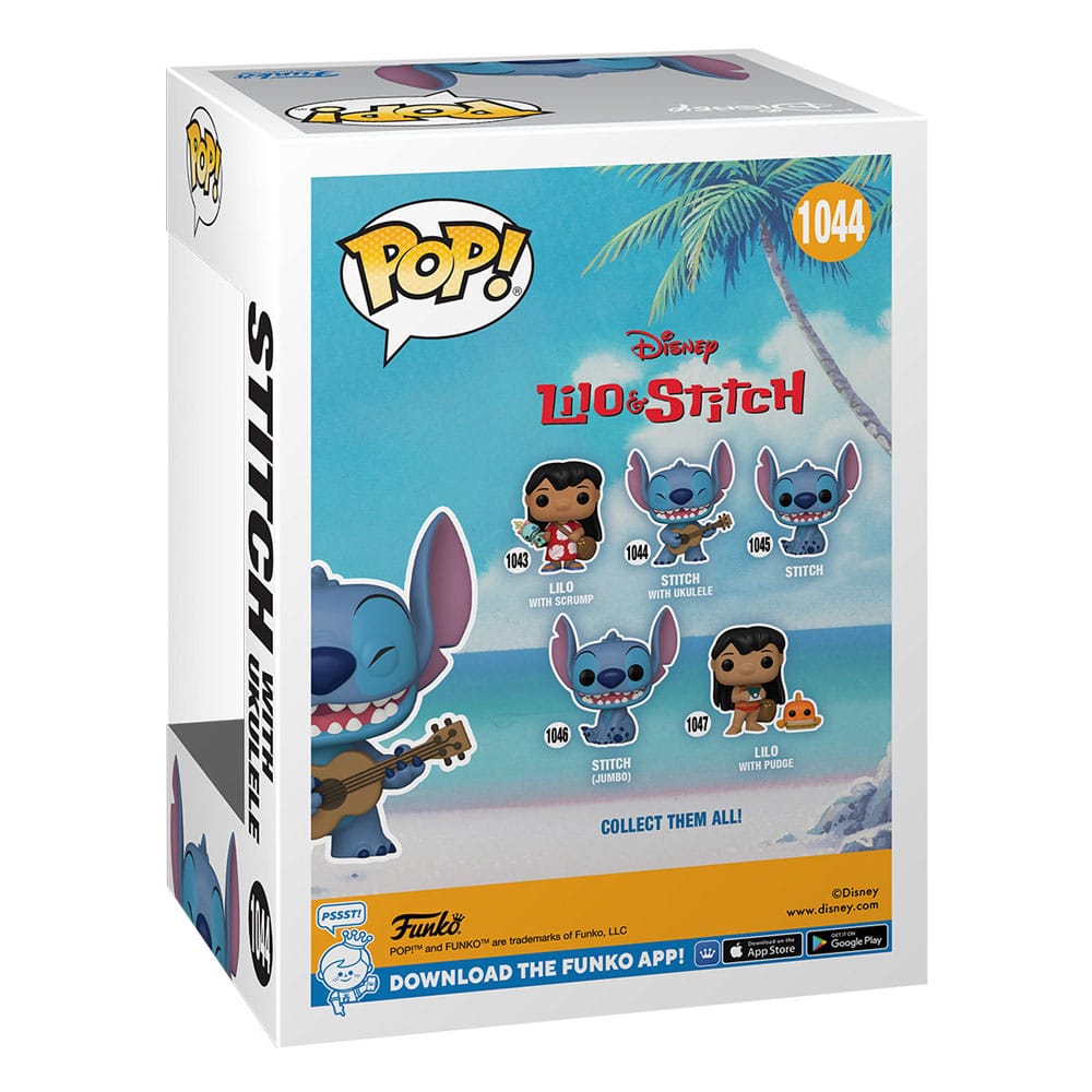 Funko Pop! & Tee: Lilo & Stitch - Ukulele Stitch (Flocked) - L