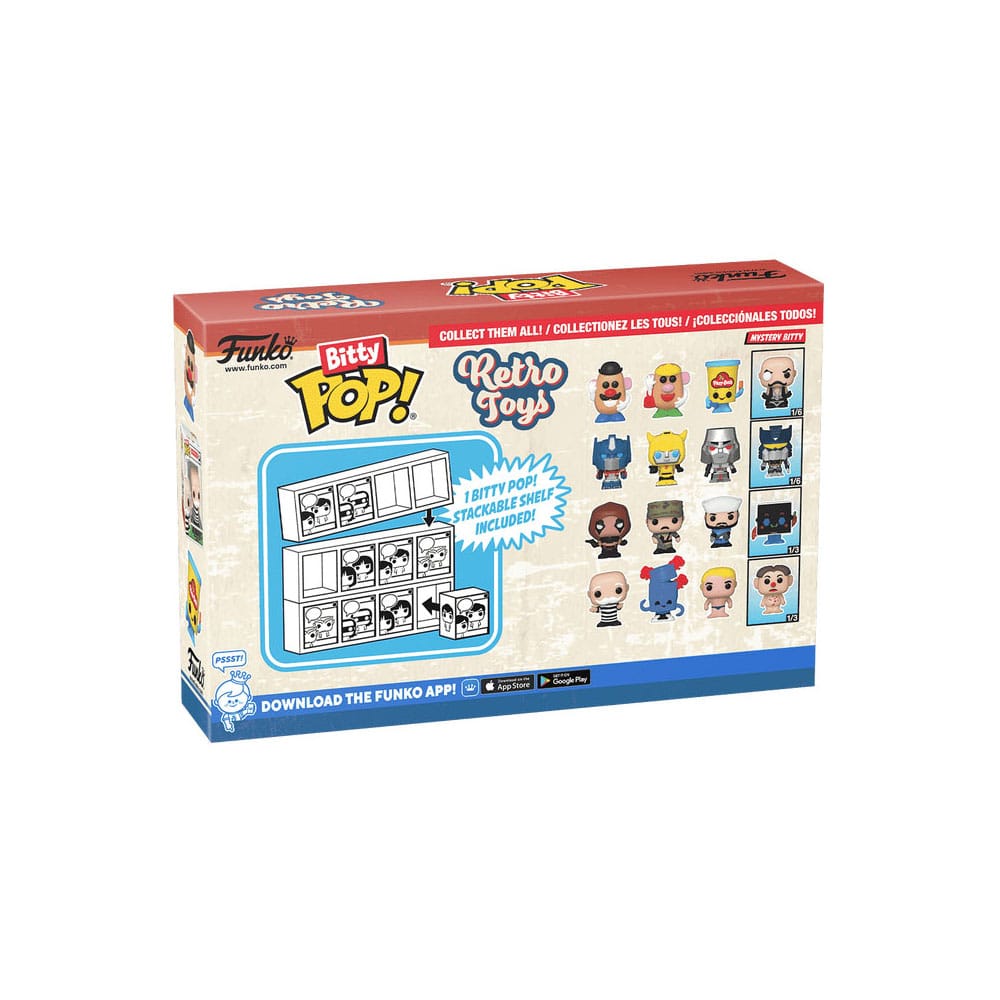 Retro Toys pack 4 figurines Bitty POP! Vinyl Mr. Potato Head 2,5 cm