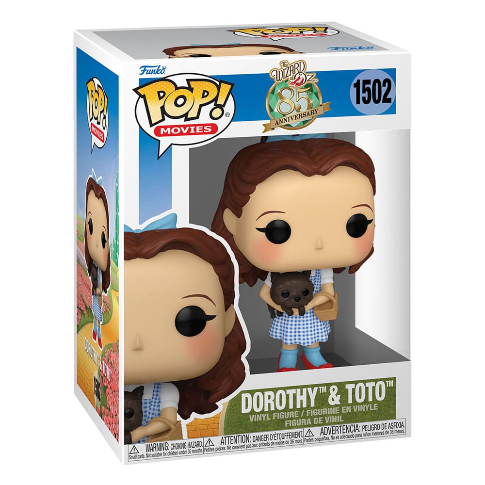 Le Magicien d'Oz POP & Buddy! Movies Vinyl figurine Dorothy w/Toto 9 cm