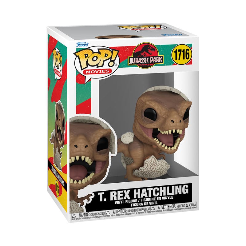 Jurassic Park Hatchling POP! Movies Vinyl figurine Tyrannosaurus Rex 9 cm
