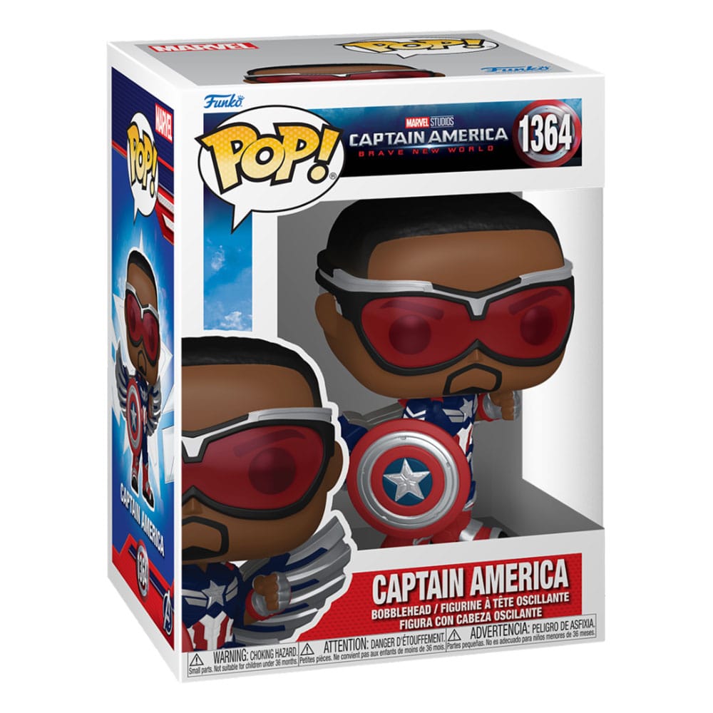 Captain America Brave New World POP! Movies Vinyl figurine Captain America 9 cm
