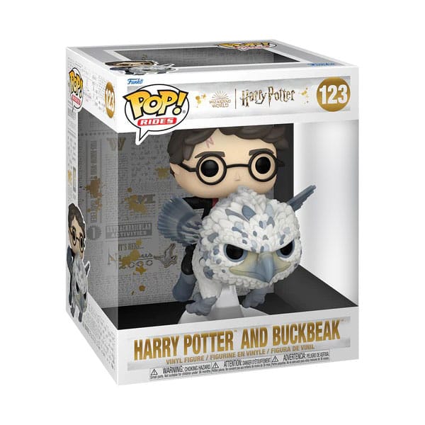 Harry Potter et le Prisonnier d'Azkaban POP! Rides Deluxe Vinyl figurine Harry & Buckbeak 13 cm