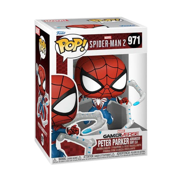 Spider-Man 2 POP! Games Vinyl figurine Peter Parker Suit 9 cm