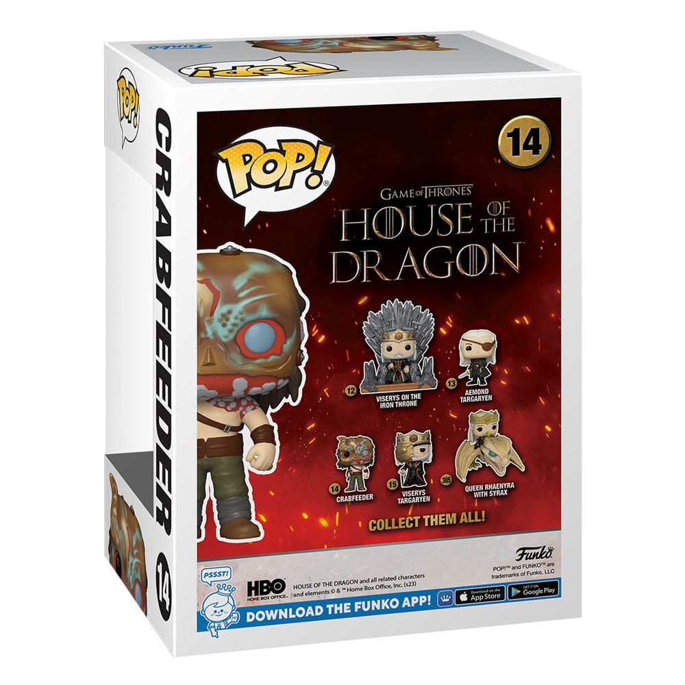 House of the Dragon POP! TV Vinyl figurine Crabfeeder 9 cm