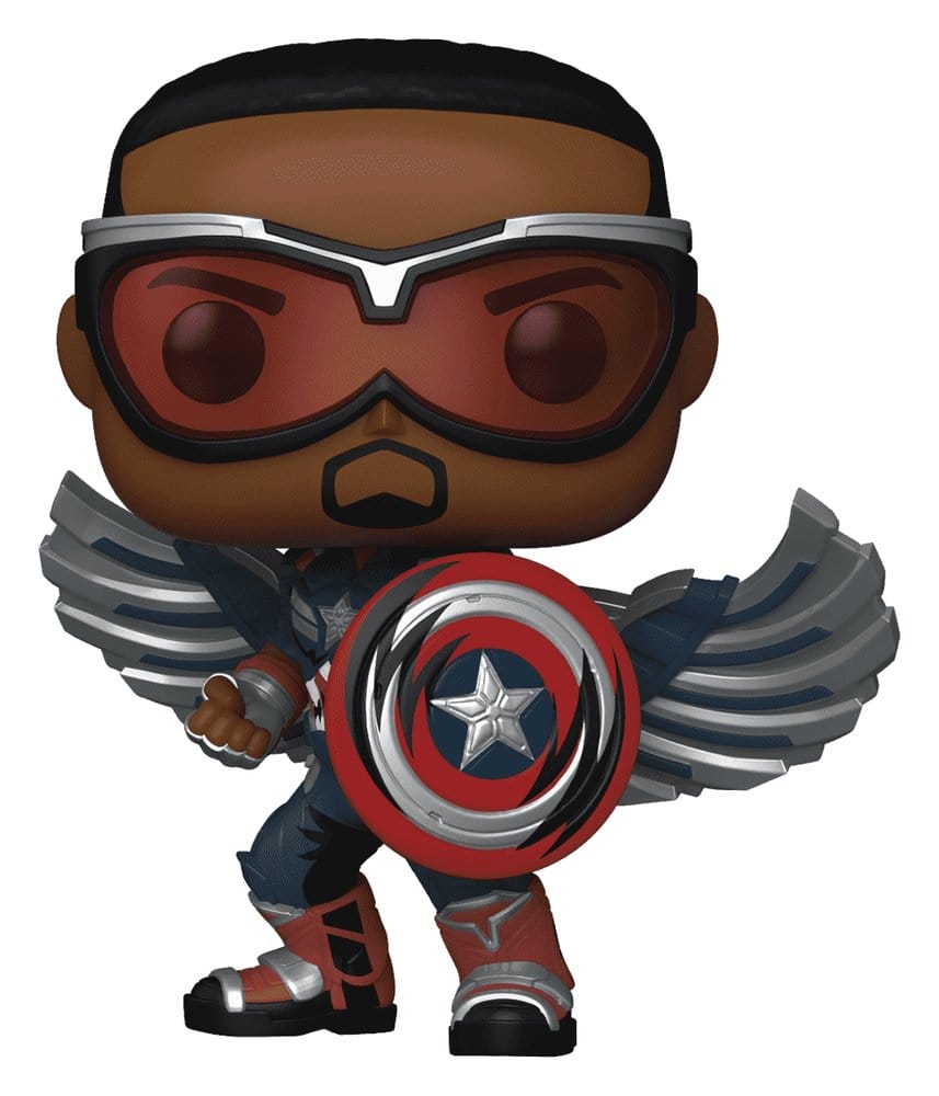 Marvel POP! Comics Vinyl figurine Captain America (Sam Wilson) (Comic Deco) Exclusive 9 cm