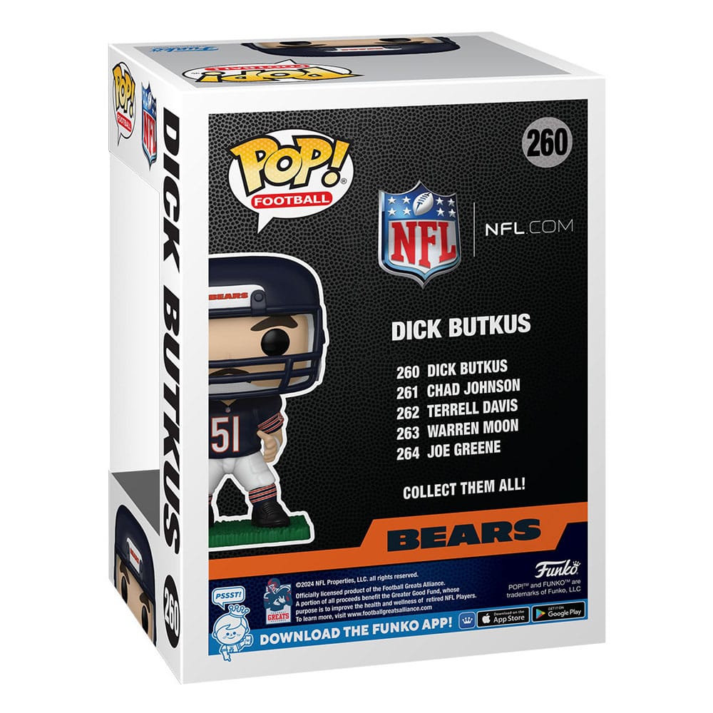 NFL: Legends POP! Sports Vinyl figurine Bears- Dick Butkus 9 cm