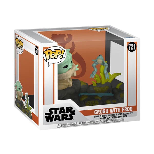Star Wars POP! Deluxe Vinyl figurine Din Grogu w/Frog 9 cm