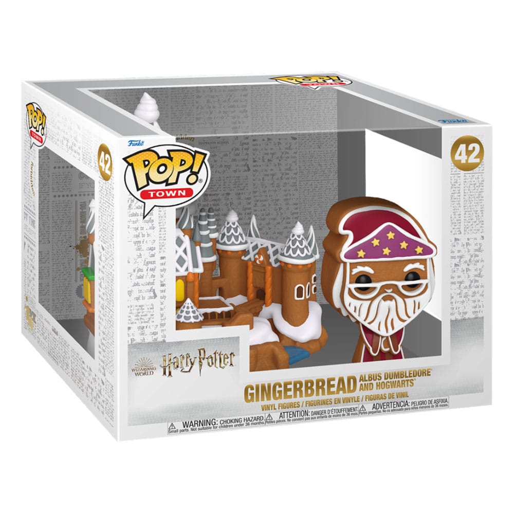 Harry Potter POP! Town Vinyl figurine Dumbledore & Hogwarts 9 cm