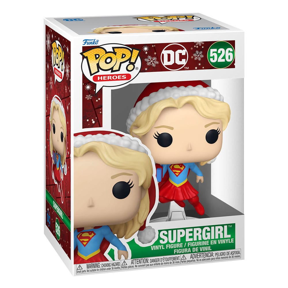 DC Comics POP! Heroes Vinyl figurine Holiday '24- Supergirl 9 cm