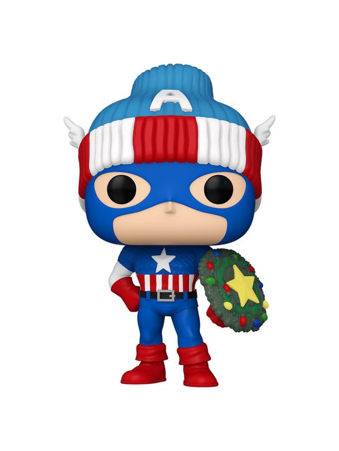 Marvel POP! Vinyl figurine Holiday Capt. America 9 cm