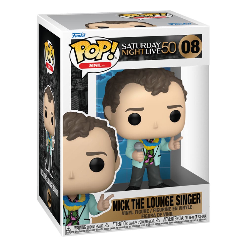 Saturday Night Live POP! Movies Vinyl figurine 50th Anniversary Nick the Lounge Singer 9 cm