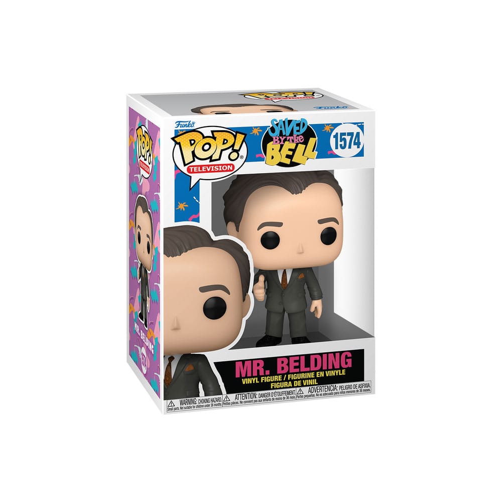 Sauvés par le gong Figurine 30th Anniversary POP! Television Vinyl Mr. Belding 9 cm