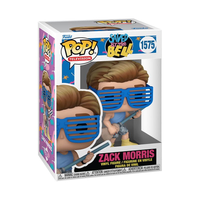Sauvés par le gong Figurine 30th Anniversary POP! Television Vinyl Zack 9 cm