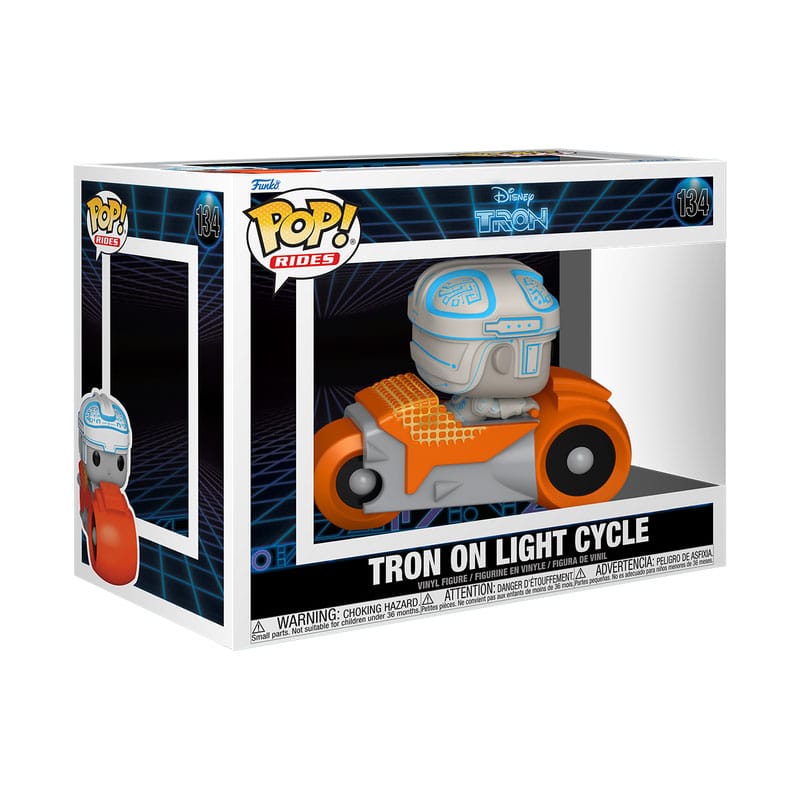Tron(1982) POP! Rides Deluxe Vinyl figurine Tron w/Cycle 9 cm