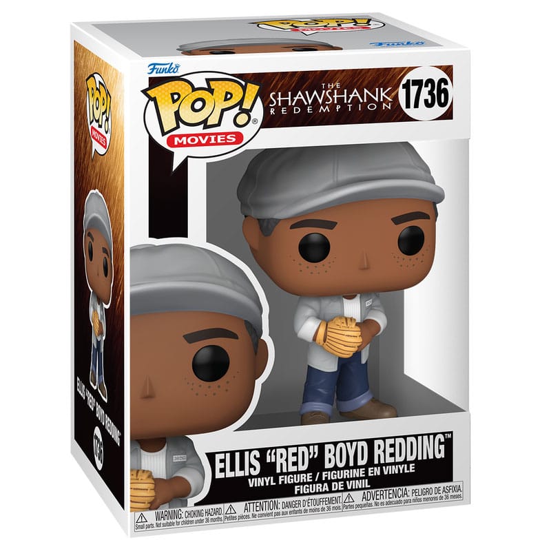 Les Évadés POP! Movies Vinyl figurine Ellis 'Red' Boyd Redding 9 cm