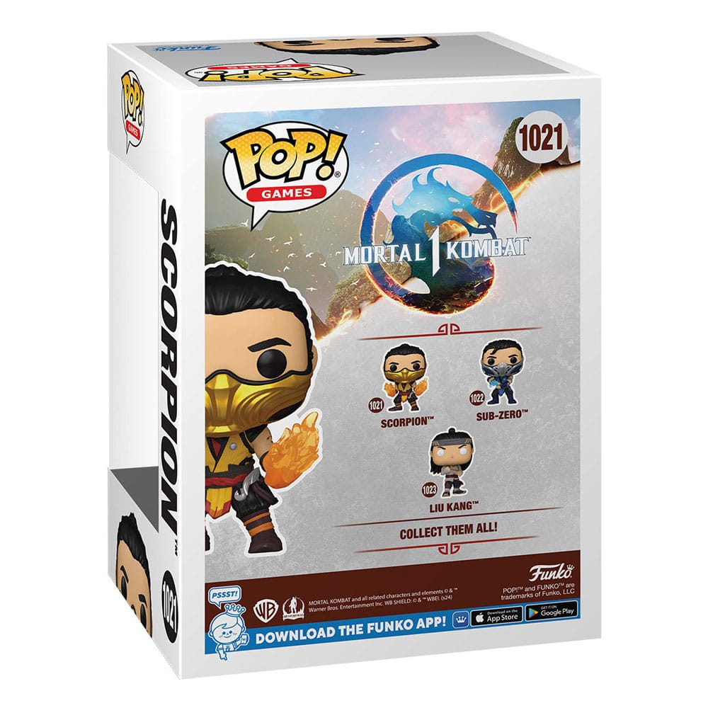 Mortal Kombat POP! Games Vinyl figurine Scorpion 9 cm