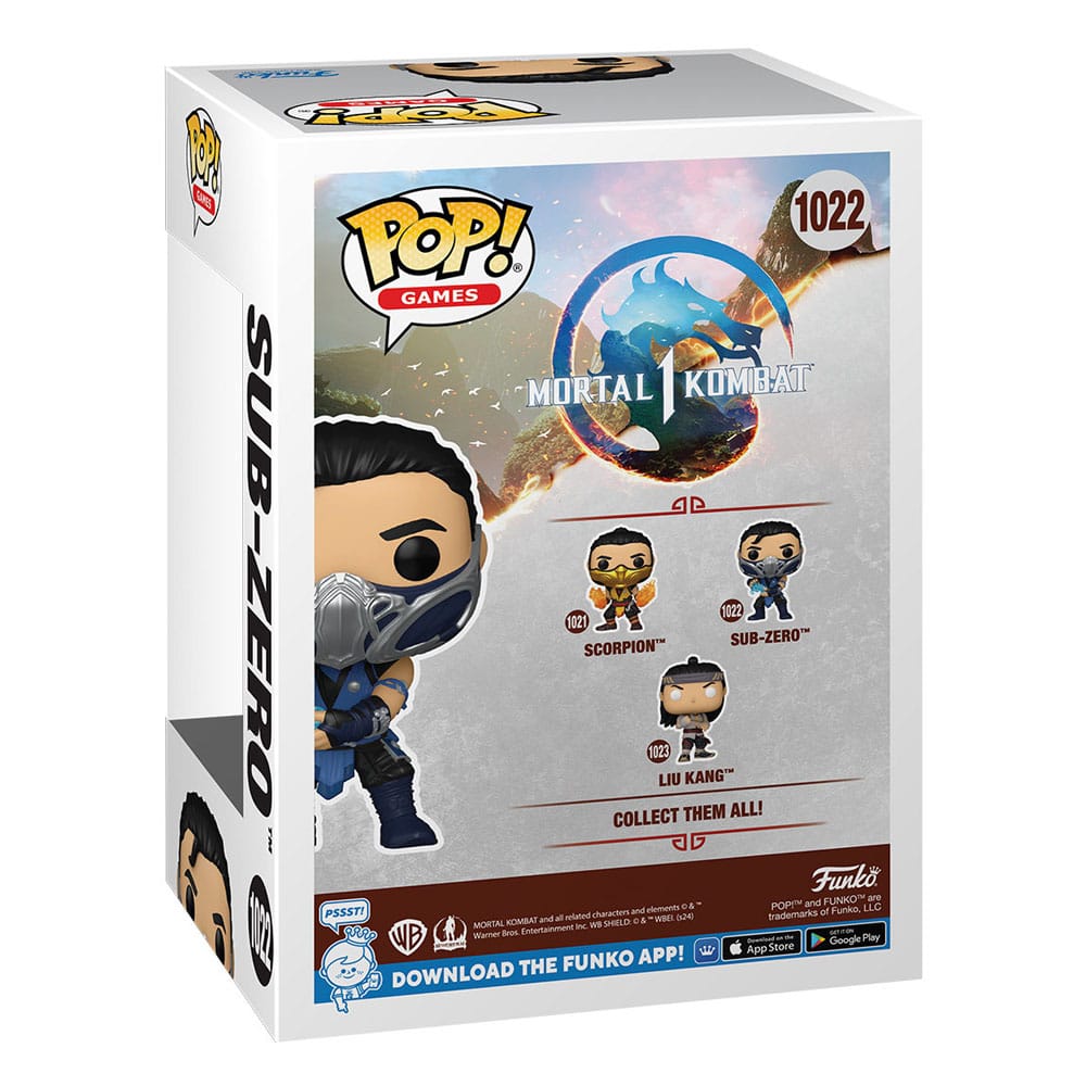 Mortal Kombat POP! Games Vinyl figurine Sub Zero 9 cm