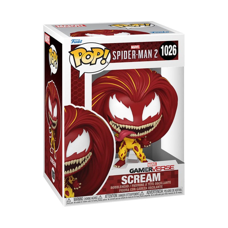Spiderman 2 POP! Games Vinyl figurine Scream 9 cm