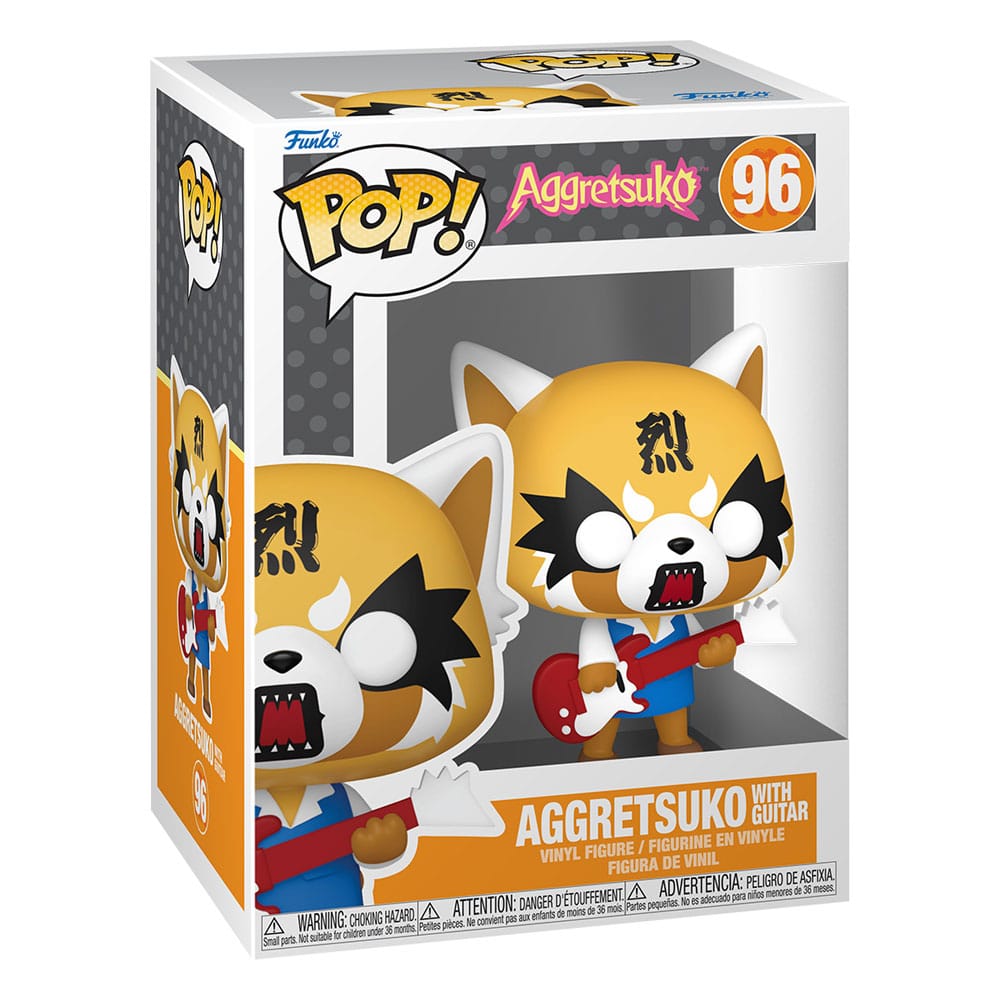 Sanrio POP! Animation Vinyl figurine Aggretsuko w/Guitar 9 cm