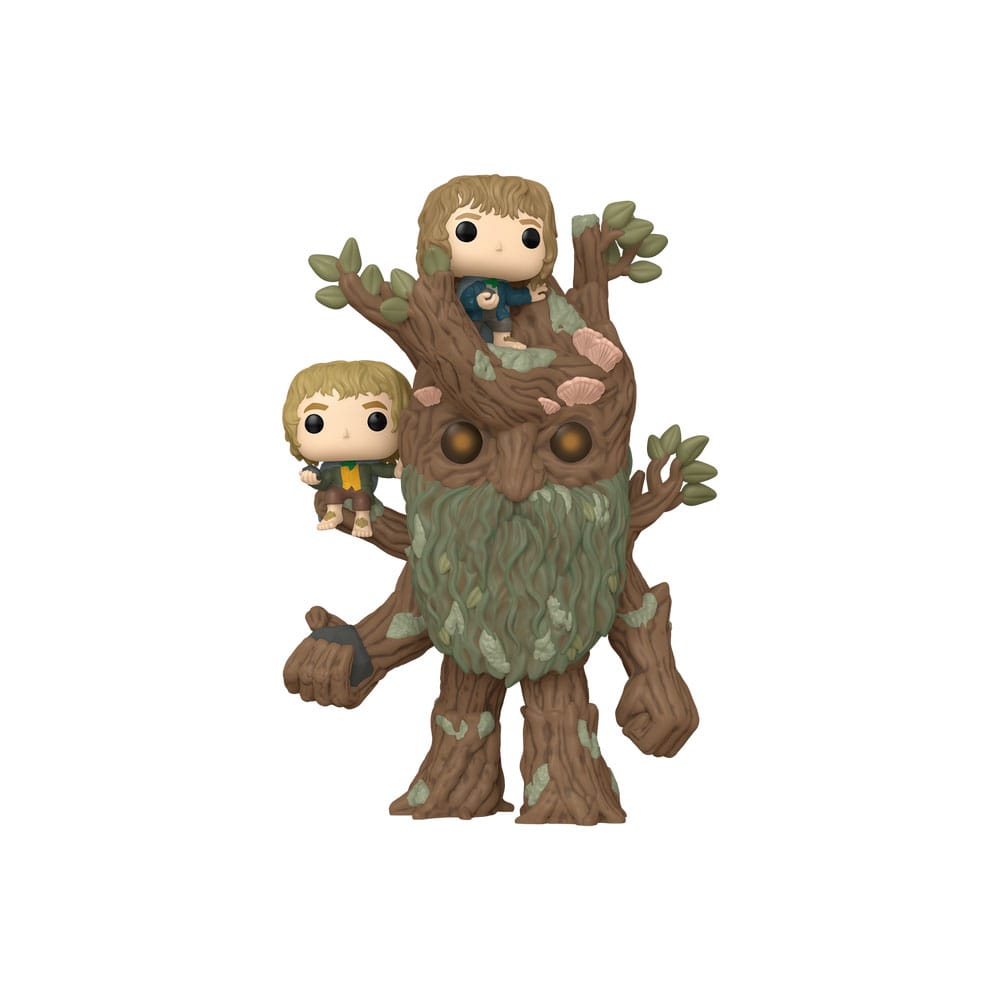 Le Seigneur des anneaux Super Sized POP! Animation Vinyl figurine Treebeard with Merry & Pippin 15 cm