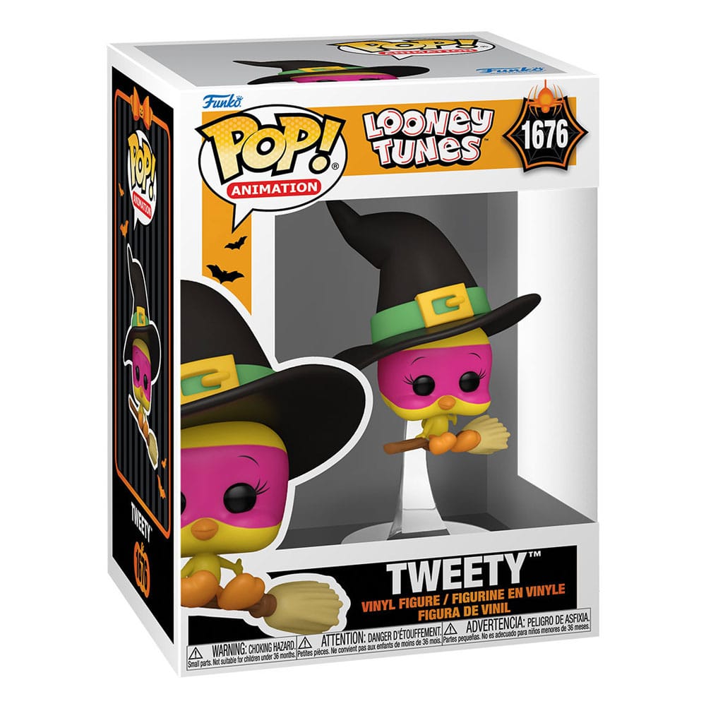 Looney Tunes Figurine POP! Television Vinyl Halloween Tweety(Witch) 9 cm