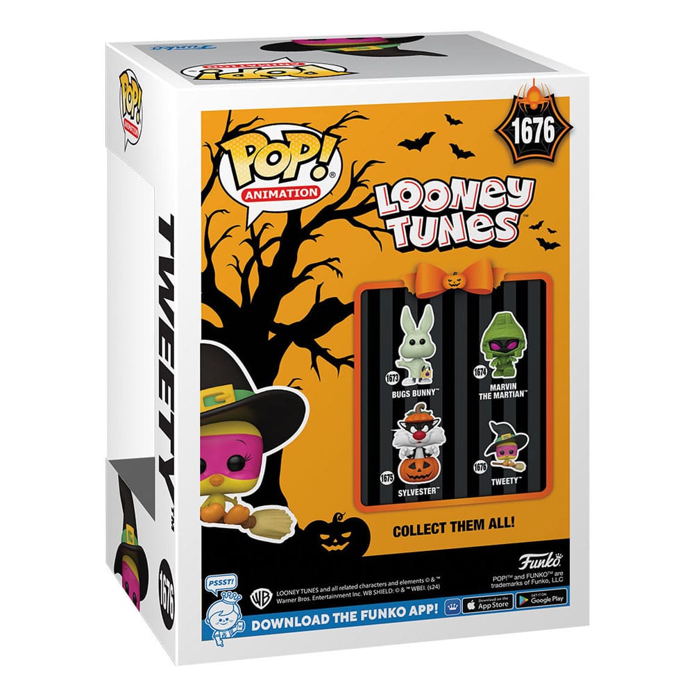 Looney Tunes Figurine POP! Television Vinyl Halloween Tweety(Witch) 9 cm