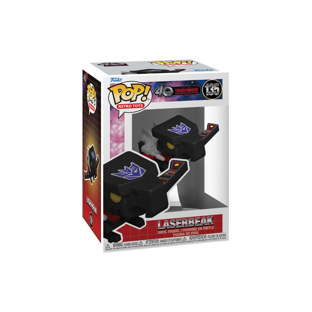 Transformers Retro Series Assortiment POP! TV Vinyl figurines Laserbeak w/CH 9 cm (6)