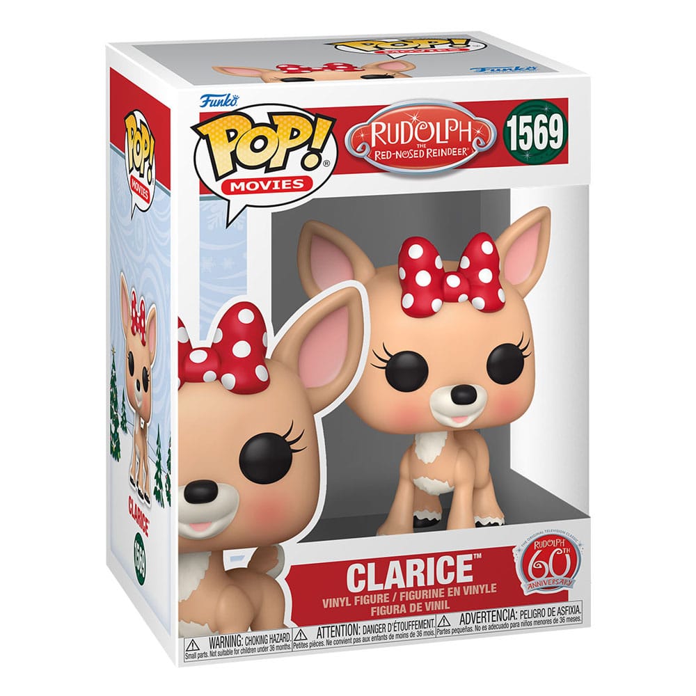 Rudolph, le petit renne au nez rouge POP! Movies Vinyl figurine Clarice 9 cm
