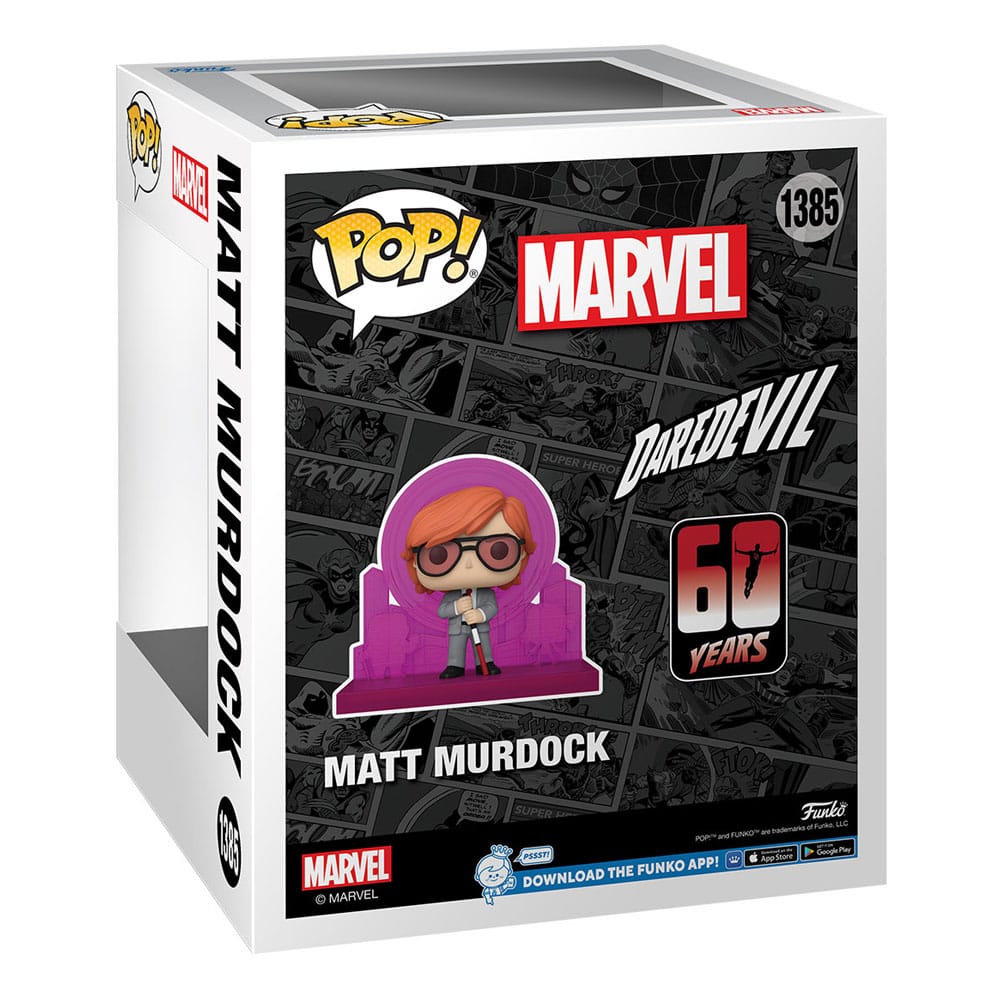 Daredevil 60th Anniversary POP! Deluxe Vinyl figurine Matt Murdock w/ Radar 13 cm