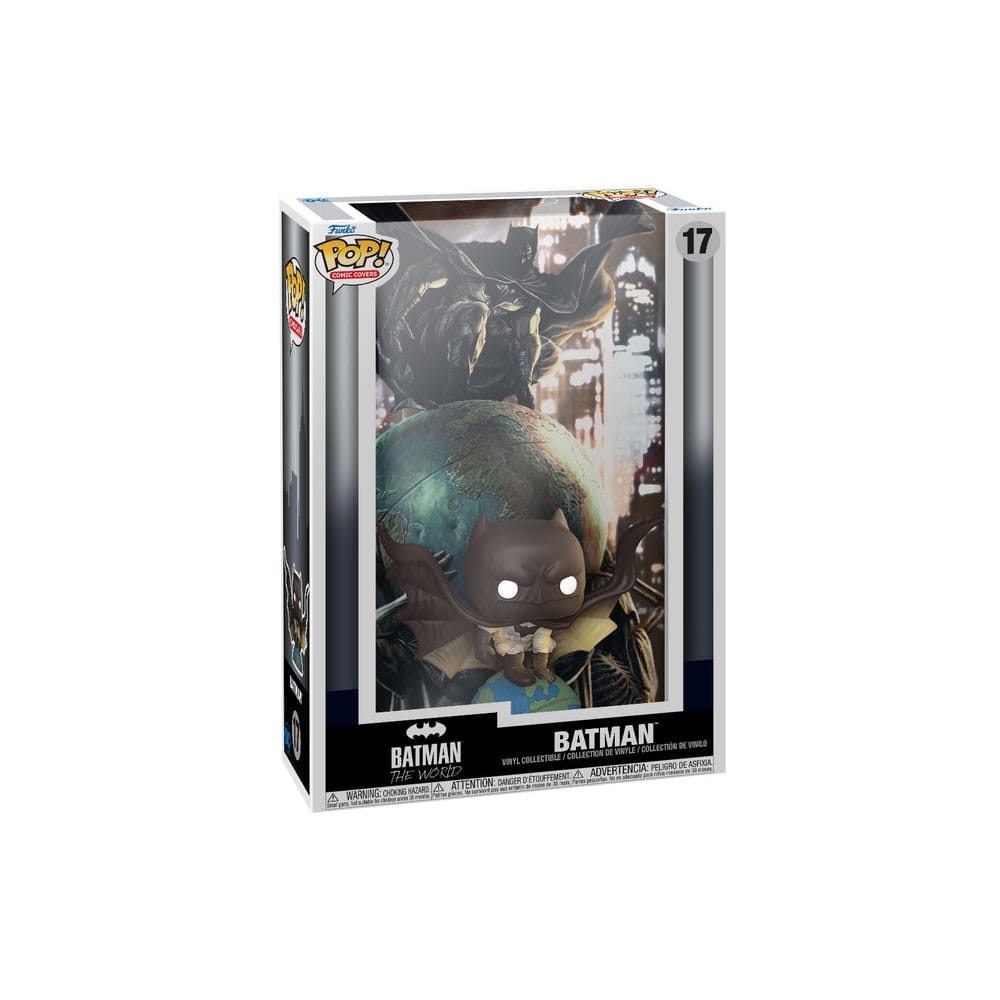DC POP! Comic Cover Vinyl Figurine Batman The World 9 cm