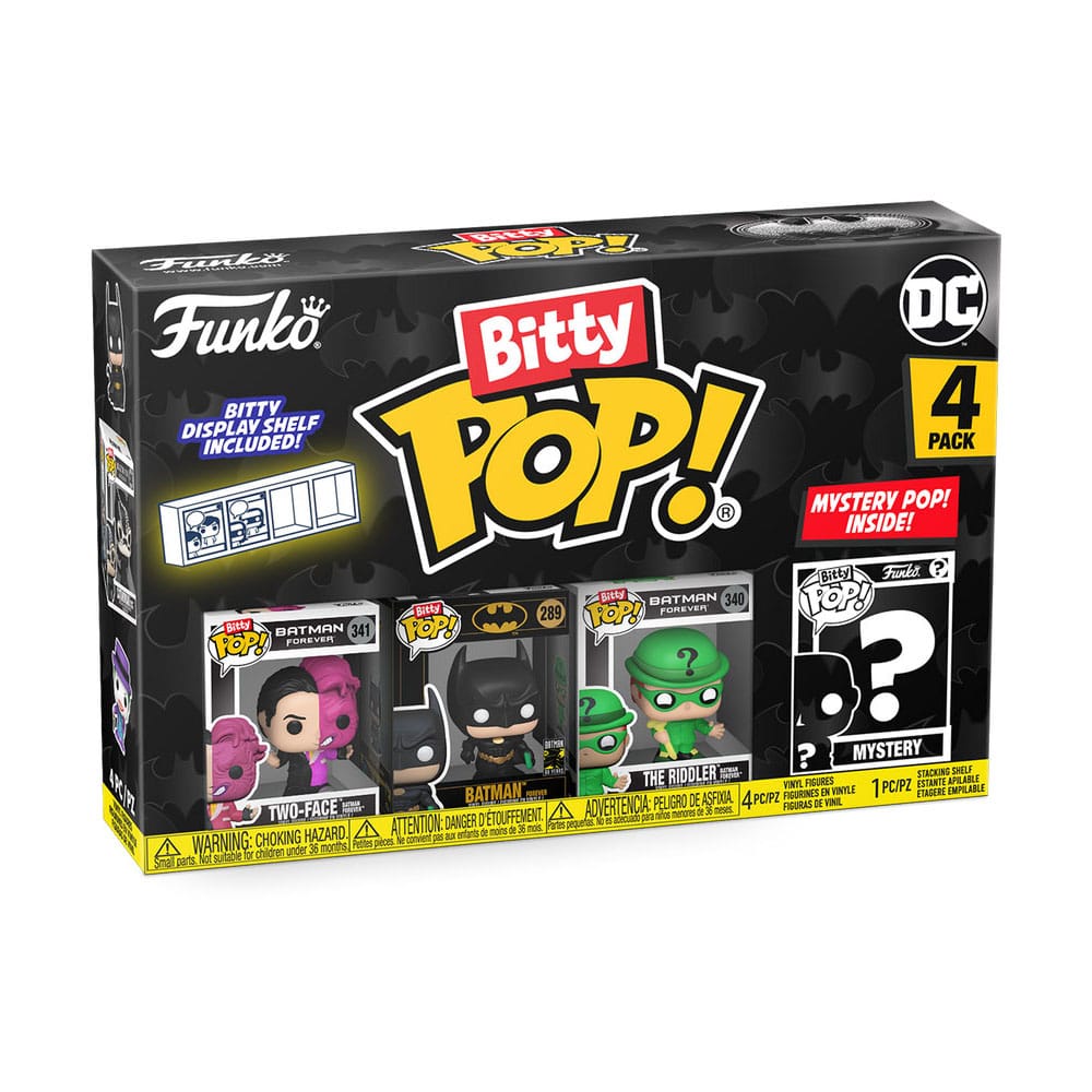 Batman 85th Anniversary pack 4 figurines Bitty POP! Vinyl Two Face 2,5 cm