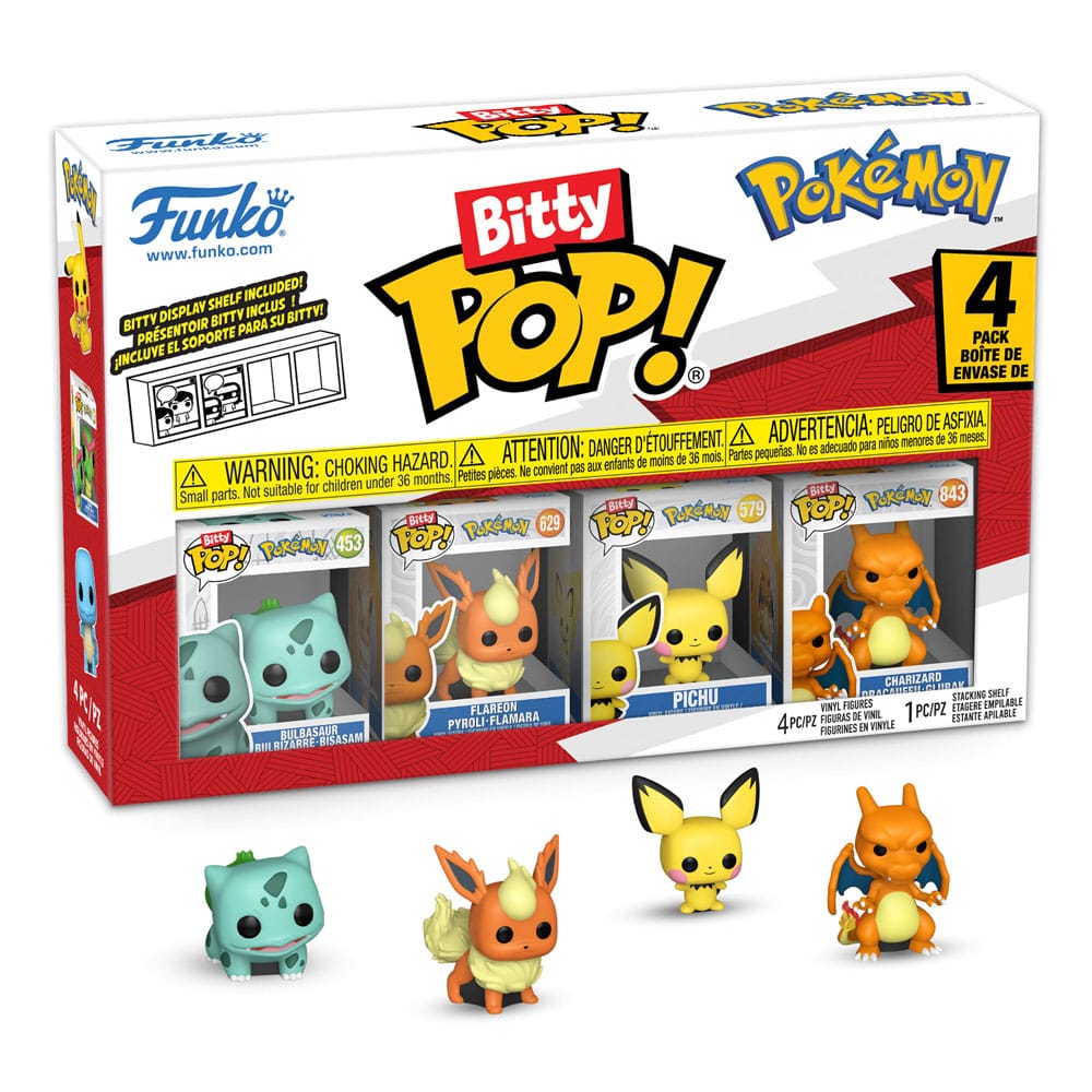 Funko Bitty Pop! 4-Pack: Pokémon - Bulbasaur