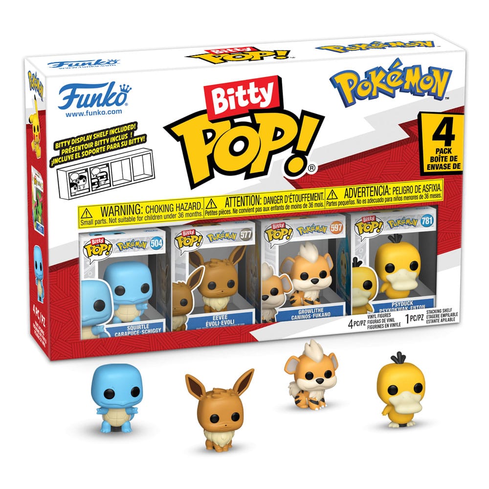 Funko Bitty Pop! 4-Pack: Pokémon - Squirtle