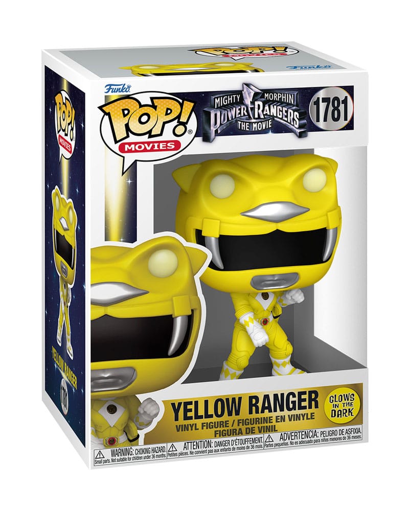 Power Rangers, le film POP! Movies Vinyl figurines Yellow Ranger (GITD) 9 cm