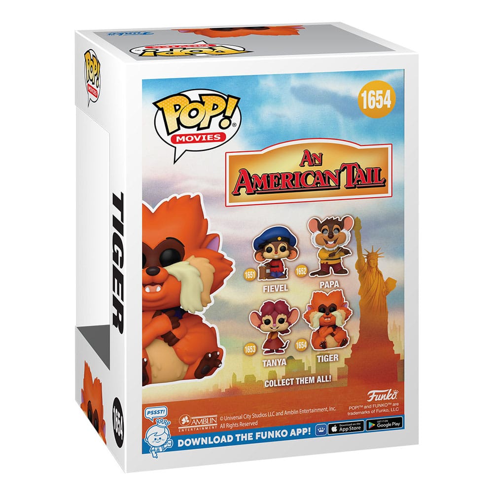 Fievel et le Nouveau Monde POP! Movies Vinyl figurine Tiger 9 cm