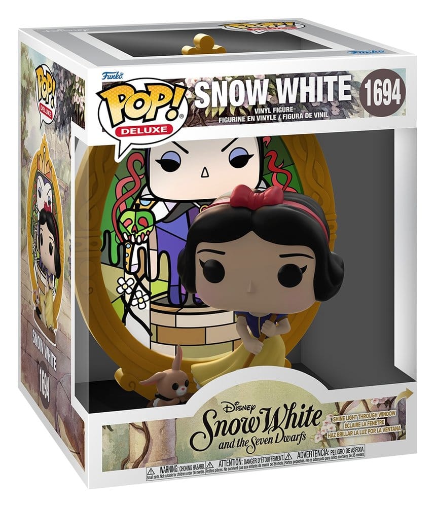 Blanche-Neige POP! Deluxe Vinyl figurine Snow White(Glass) 9 cm