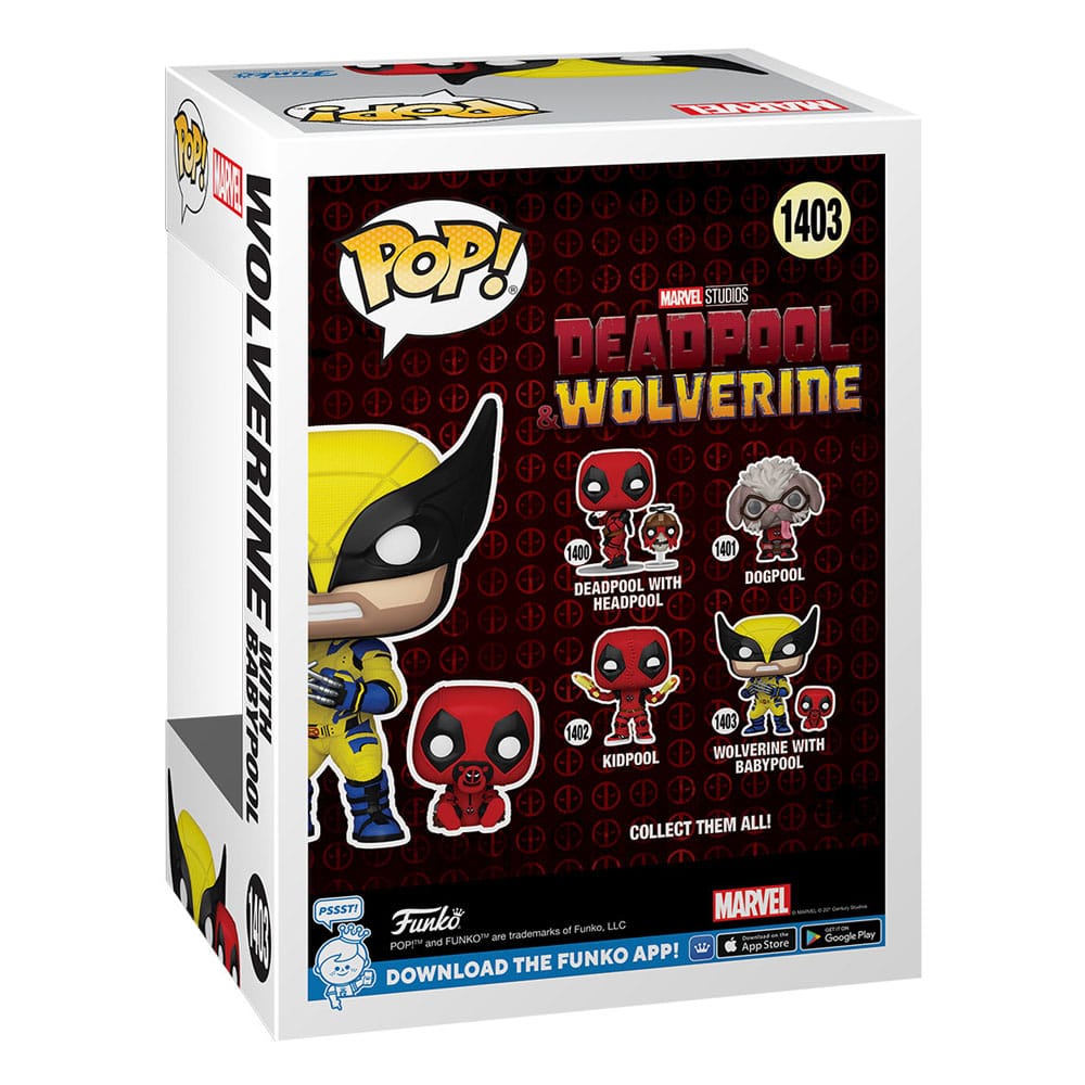 Funko Pop! Marvel: Deadpool 3 - Wolverine with Babypool