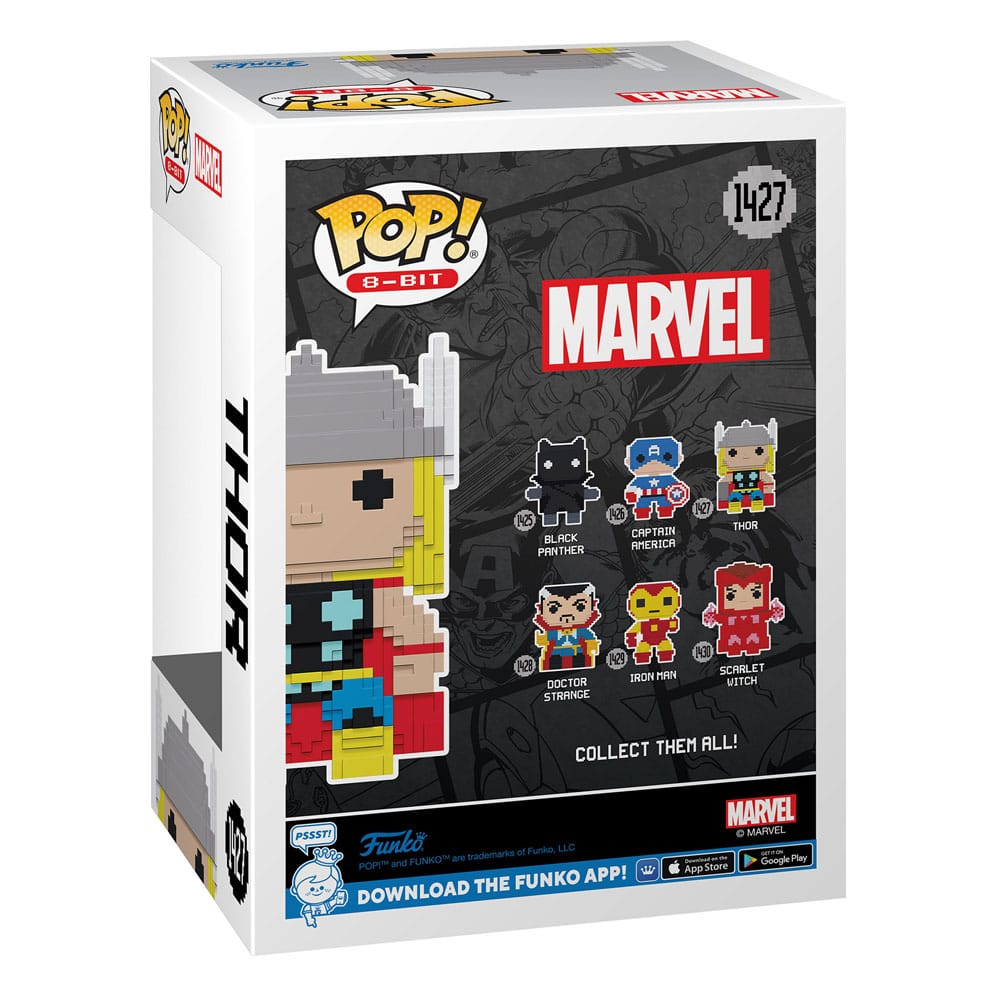 Marvel POP! 8-Bit Vinyl Figurine Thor 9 cm
