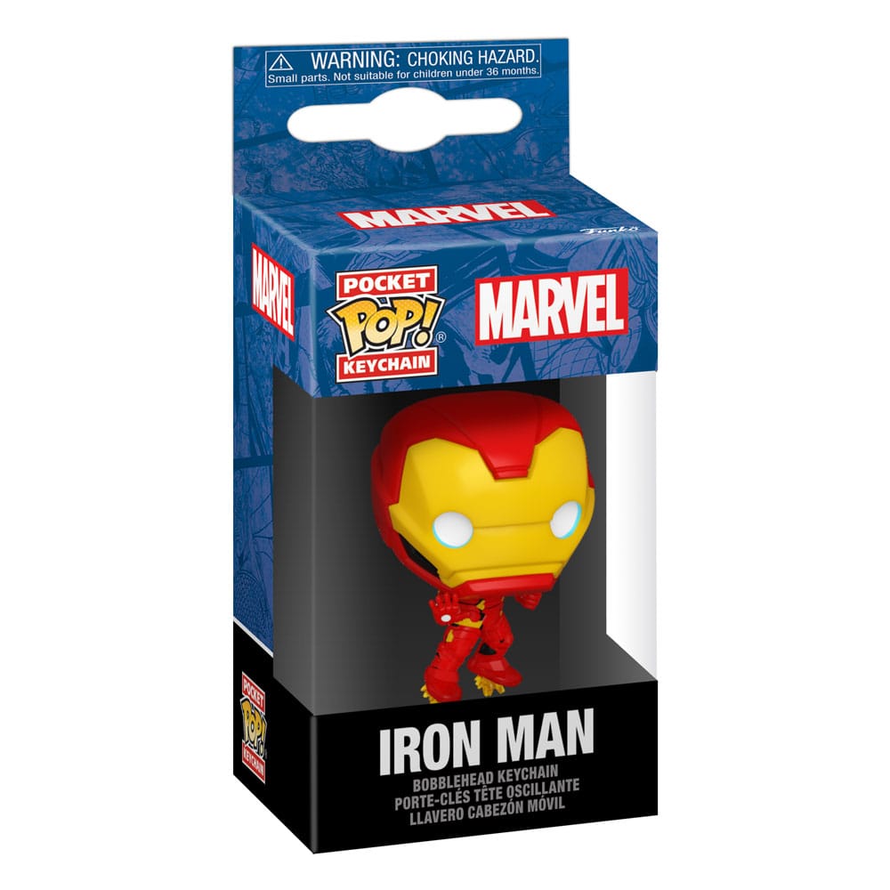Marvel présentoir porte-clés POP! Vinyl New Classics - Iron Man 4 cm (12)