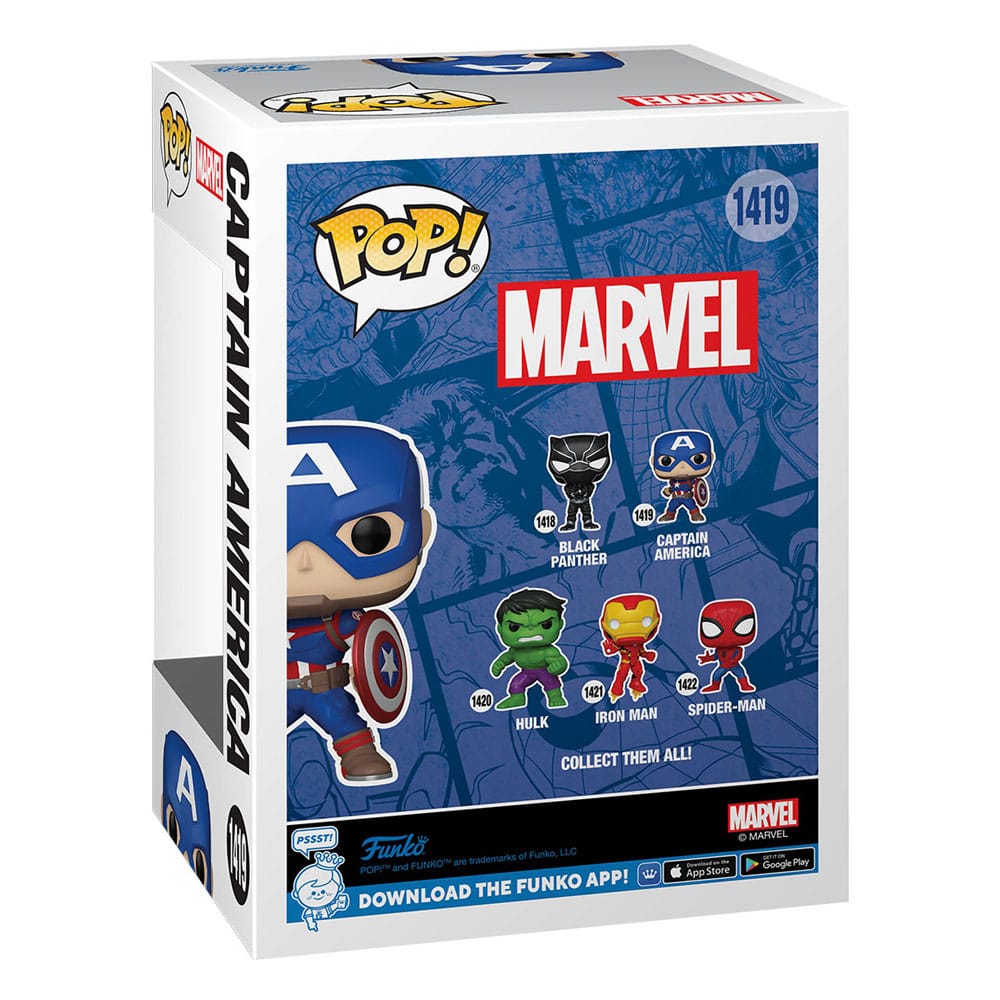Marvel New Classics POP! Vinyl Figurine Captain America 9 cm