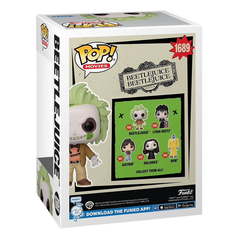 Funko Pop! Movies: Beetlejuice 2 - Beetlejuice (Chance of Special Chase Edition)