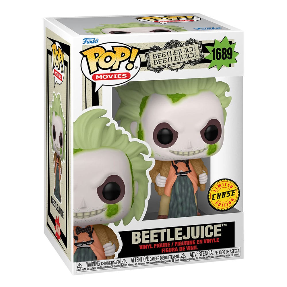 Funko Pop! Movies: Beetlejuice 2 - Beetlejuice (Chance of Special Chase Edition)
