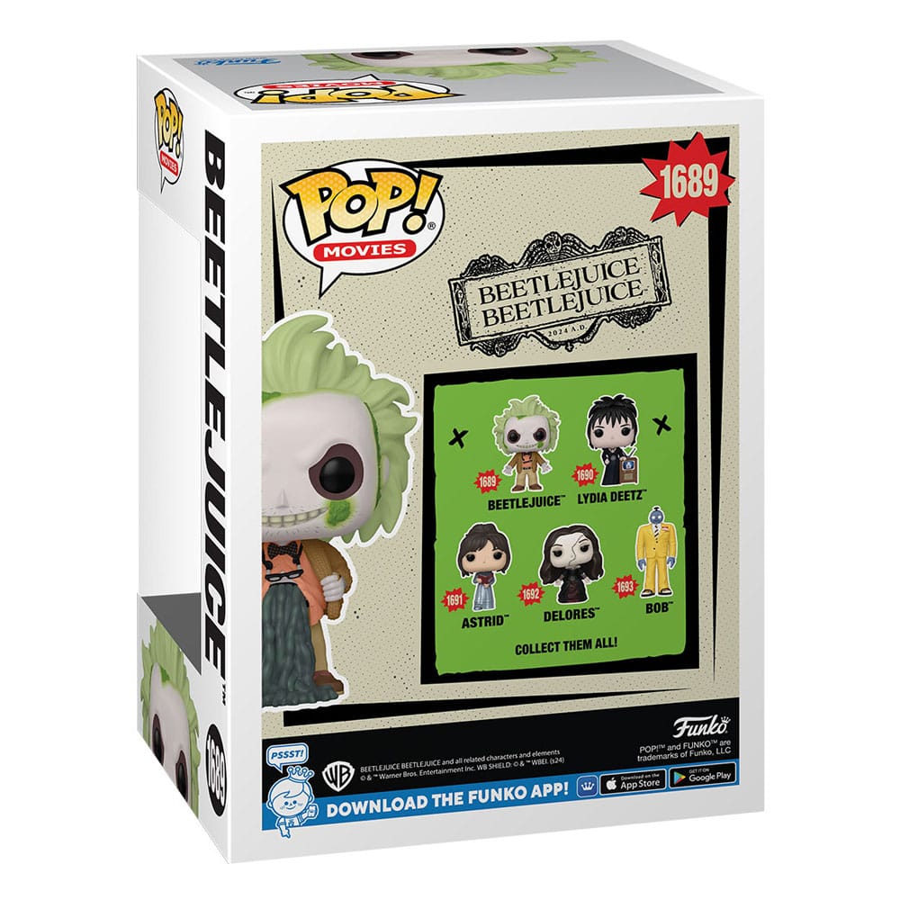 Funko Pop! Movies: Beetlejuice 2 - Beetlejuice (Chance of Special Chase Edition)