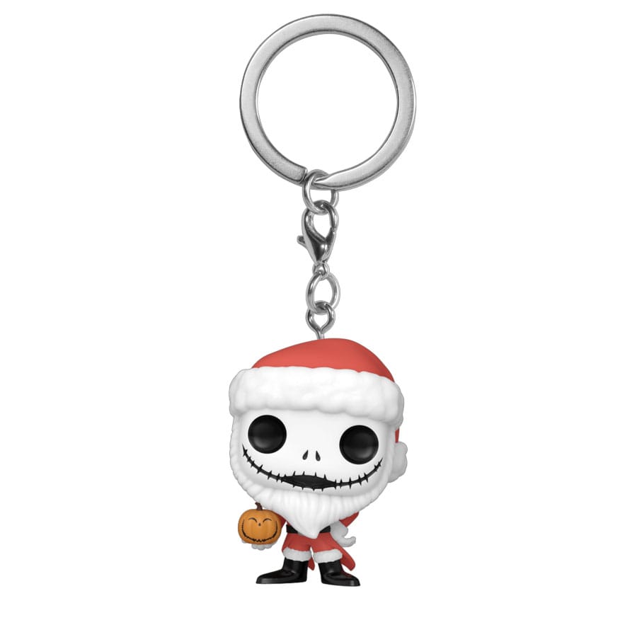 L´étrange Noël de Mr. Jack présentoir porte-clés Pocket POP! Vinyl Santa Jack w/Jackolantern 4 cm (12)