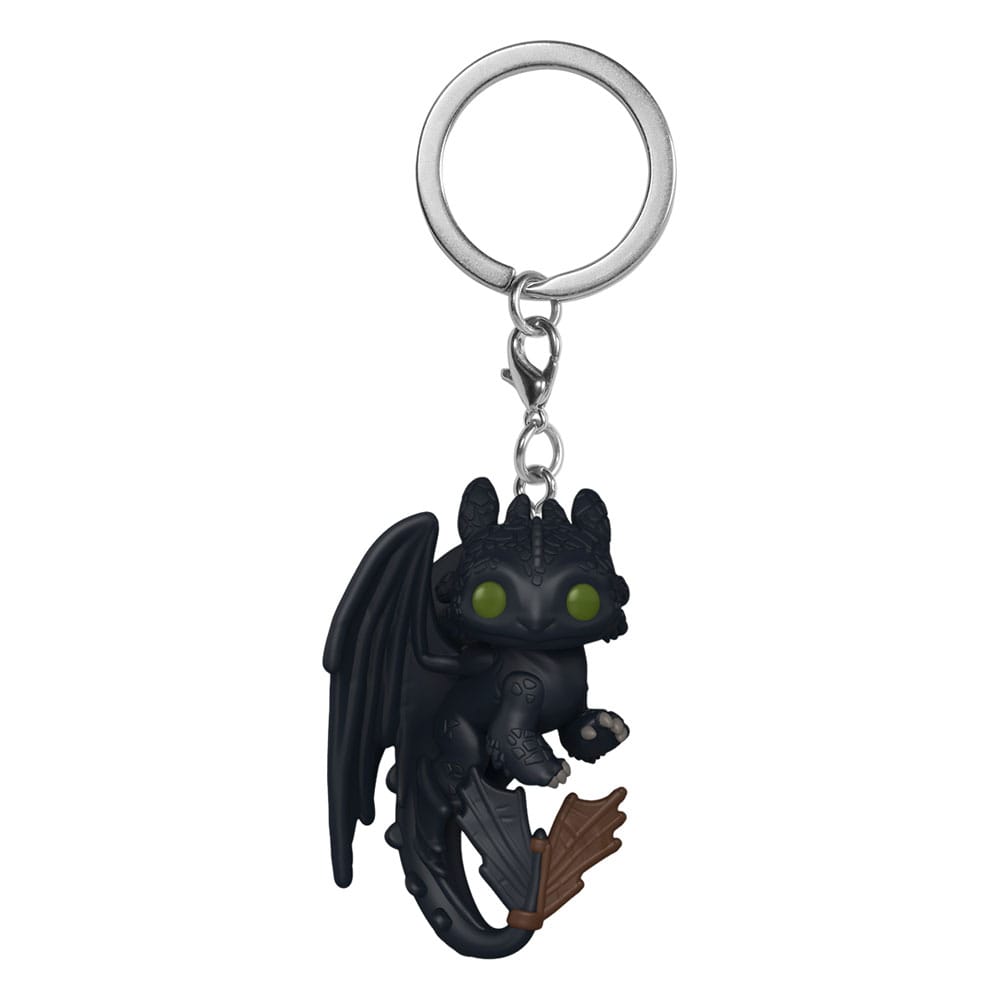 Dragons LAM présentoir porte-clés Pocket POP! Vinyl Toothless 4 cm (12)