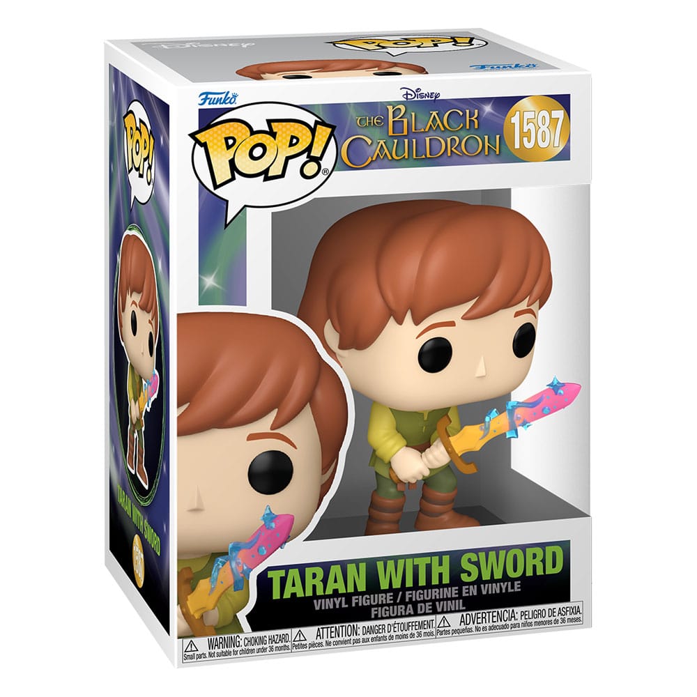 Taram et le Chaudron magique POP! Disney Vinyl figurine Taran w/Sword 9 cm